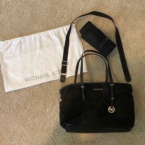 Black Michael Kors Diaper Bag